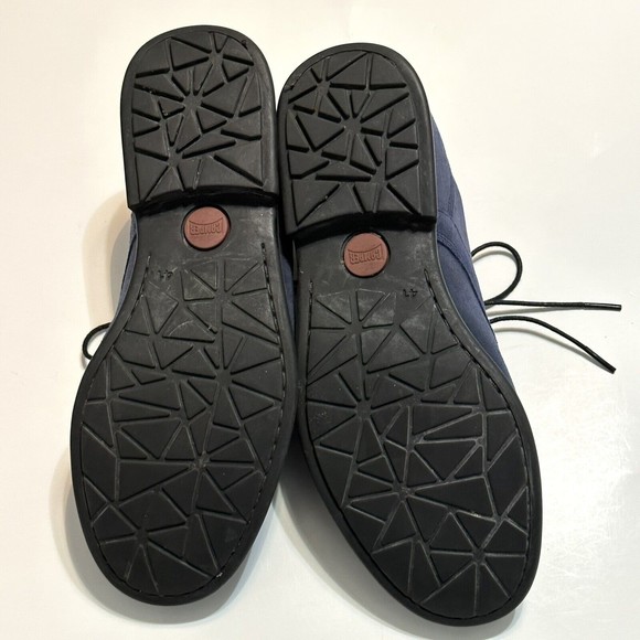 Camper Shoes US Mens Size 8 Oxford Derby Navy Blue Suede Leather Lace Up EU 41 - Picture 5 of 14